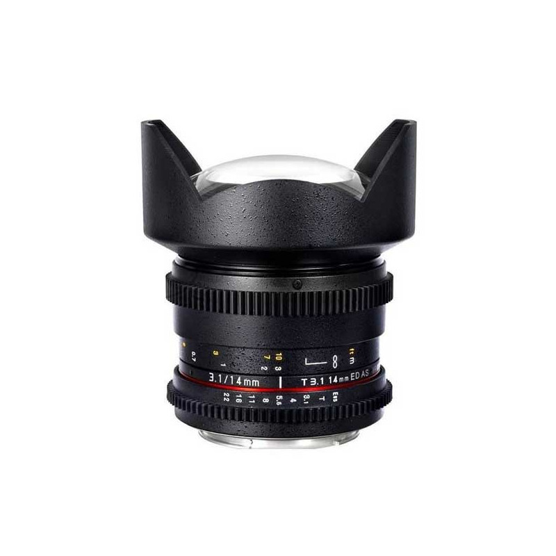 Objetivo Samyang 14mm T3.1 VDSLR II EF