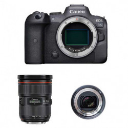 Canon R6 con adaptador EF a...