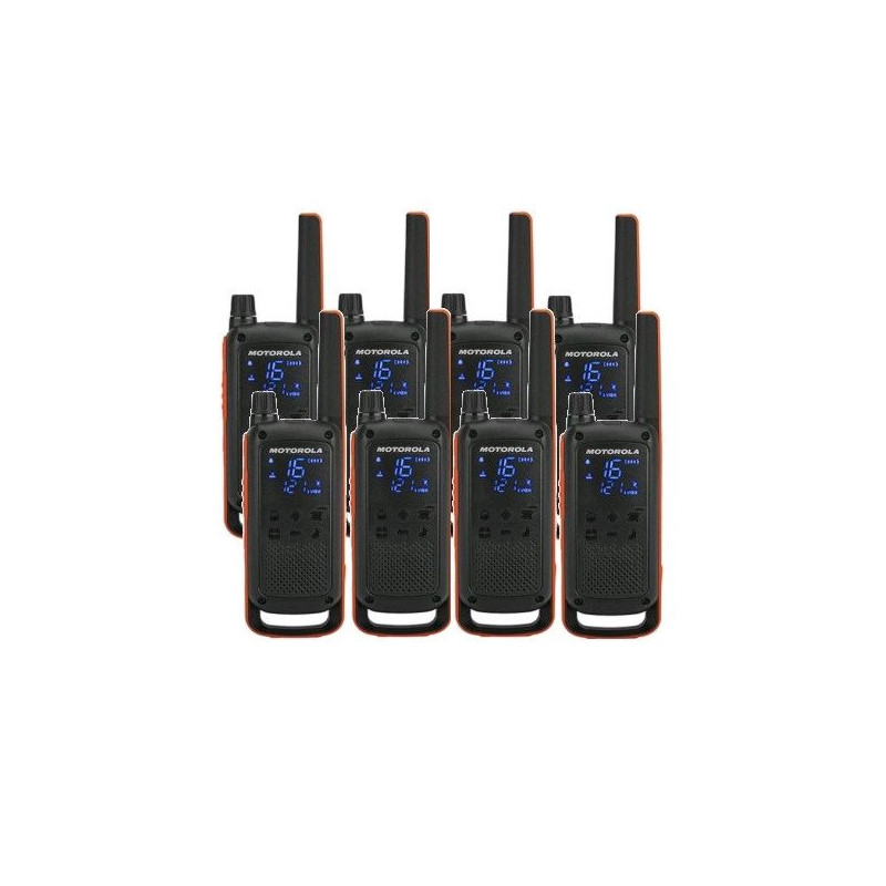 8 WALKIE-TALKIE MOTOROLA T82 EXTREME QUAD